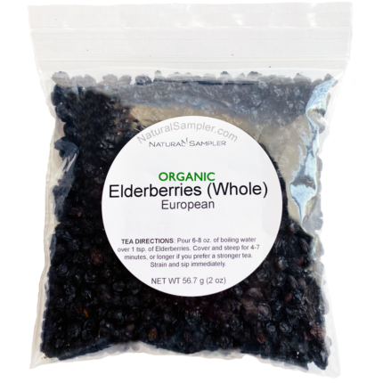Whole Elderberries (Organic) 2 oz. - Natural Sampler