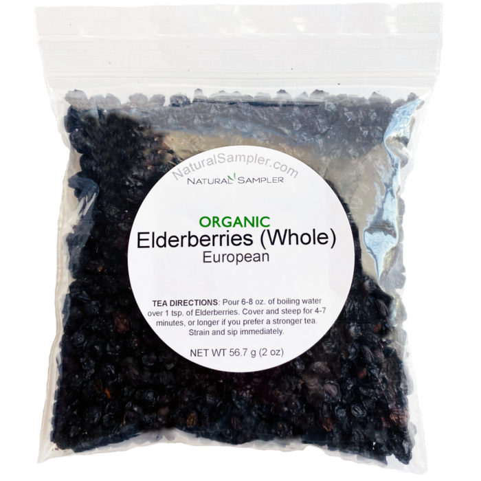 Whole Elderberries (Organic) 2 oz. - Natural Sampler